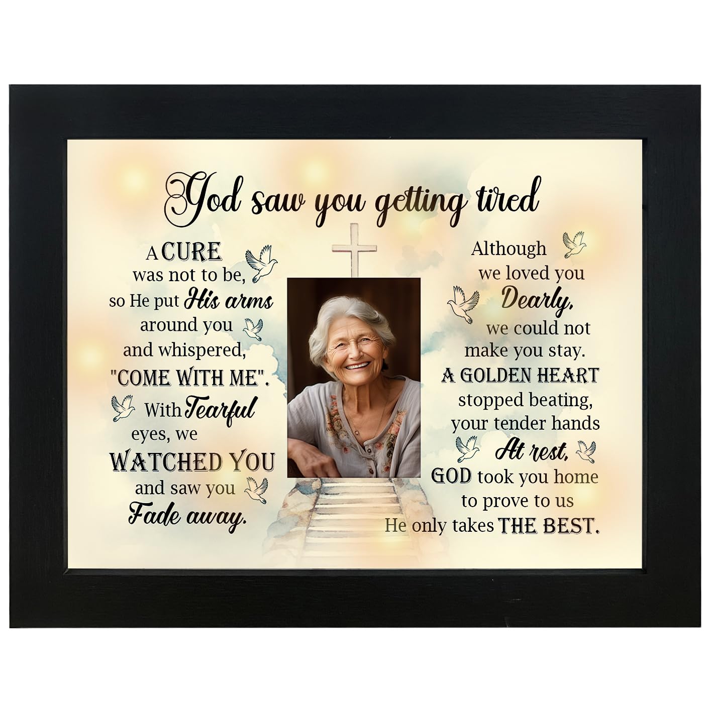 Amazon.co.jp: メモリアルシャドーボックス - God Saw You Getting